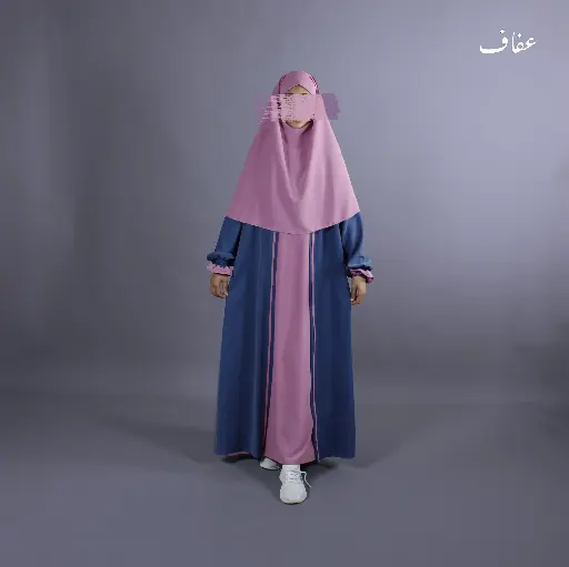 عباءة عفاف - طقم بسمة - ثوب كريب روزا